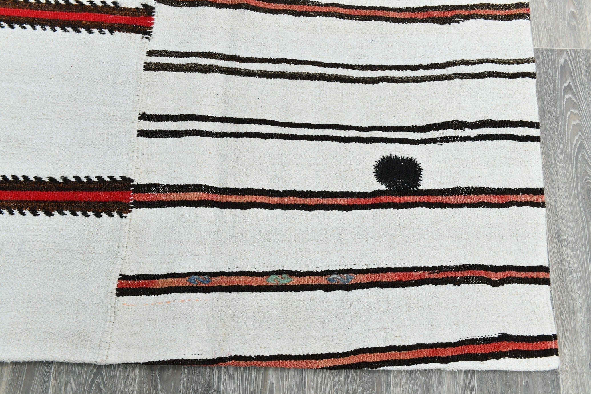 Turkish Hemp Old Rug 9’ x 11’