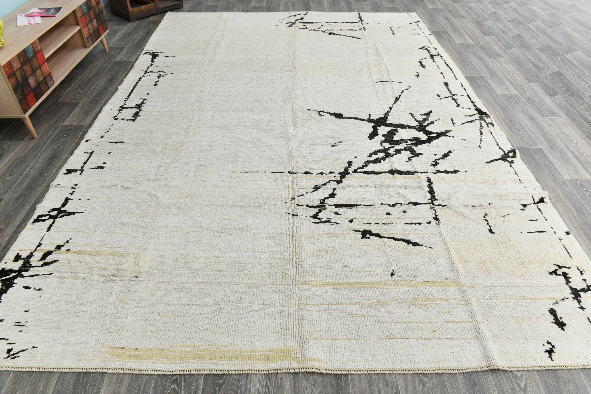 Turkish Hemp Rug 12’8’ x 8’7’