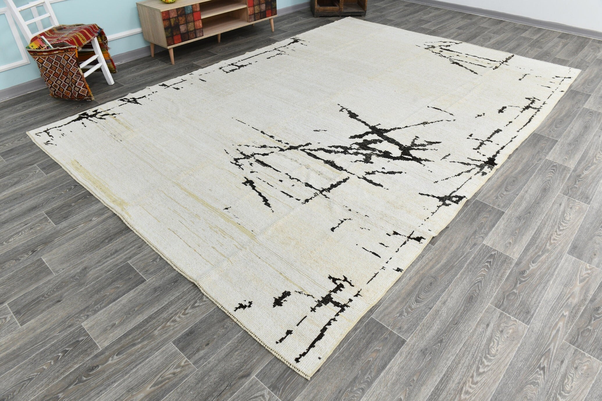Turkish Hemp Rug 12’8’ x 8’7’