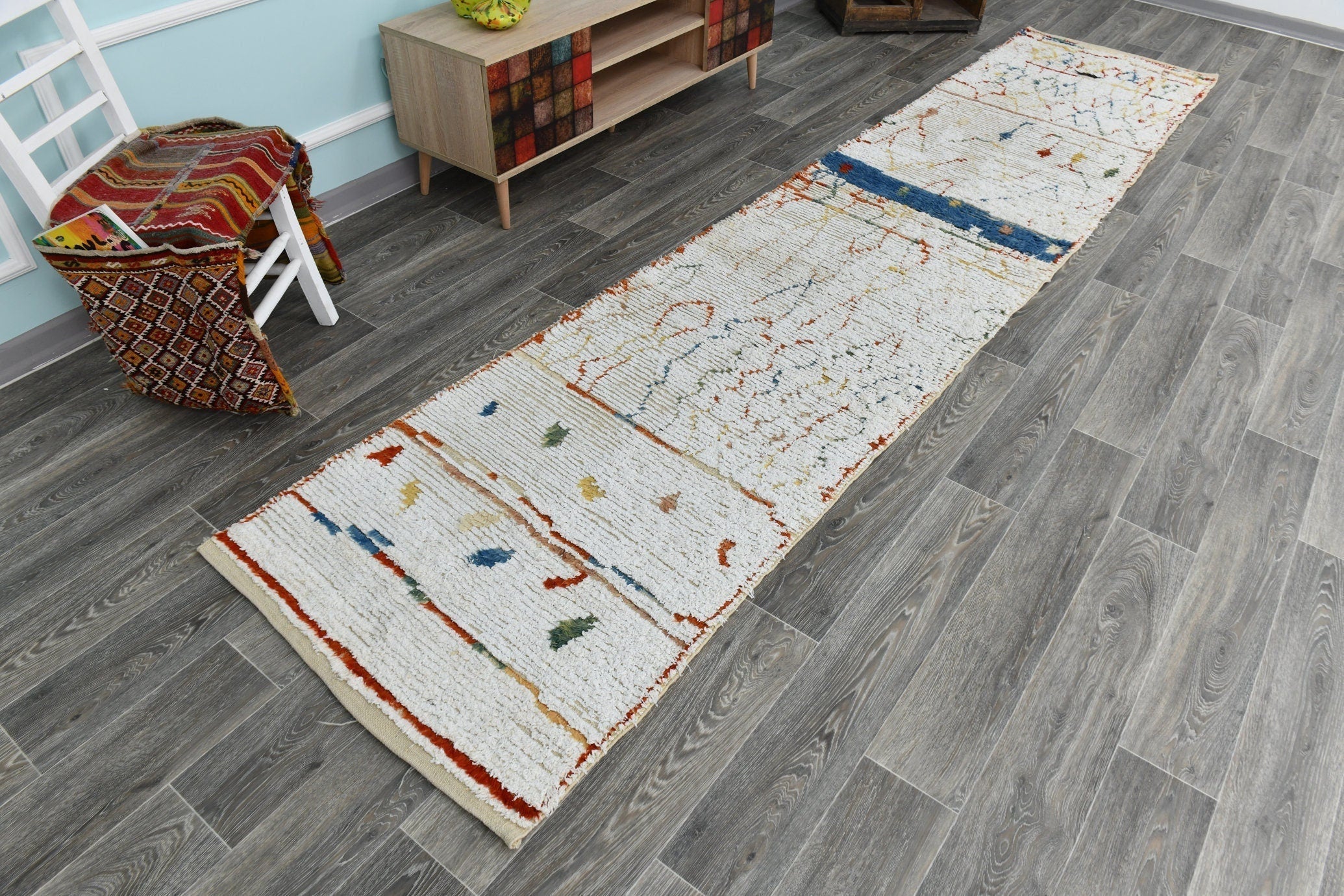 Turkish Hemp Rug 2’10’ x 13’2’