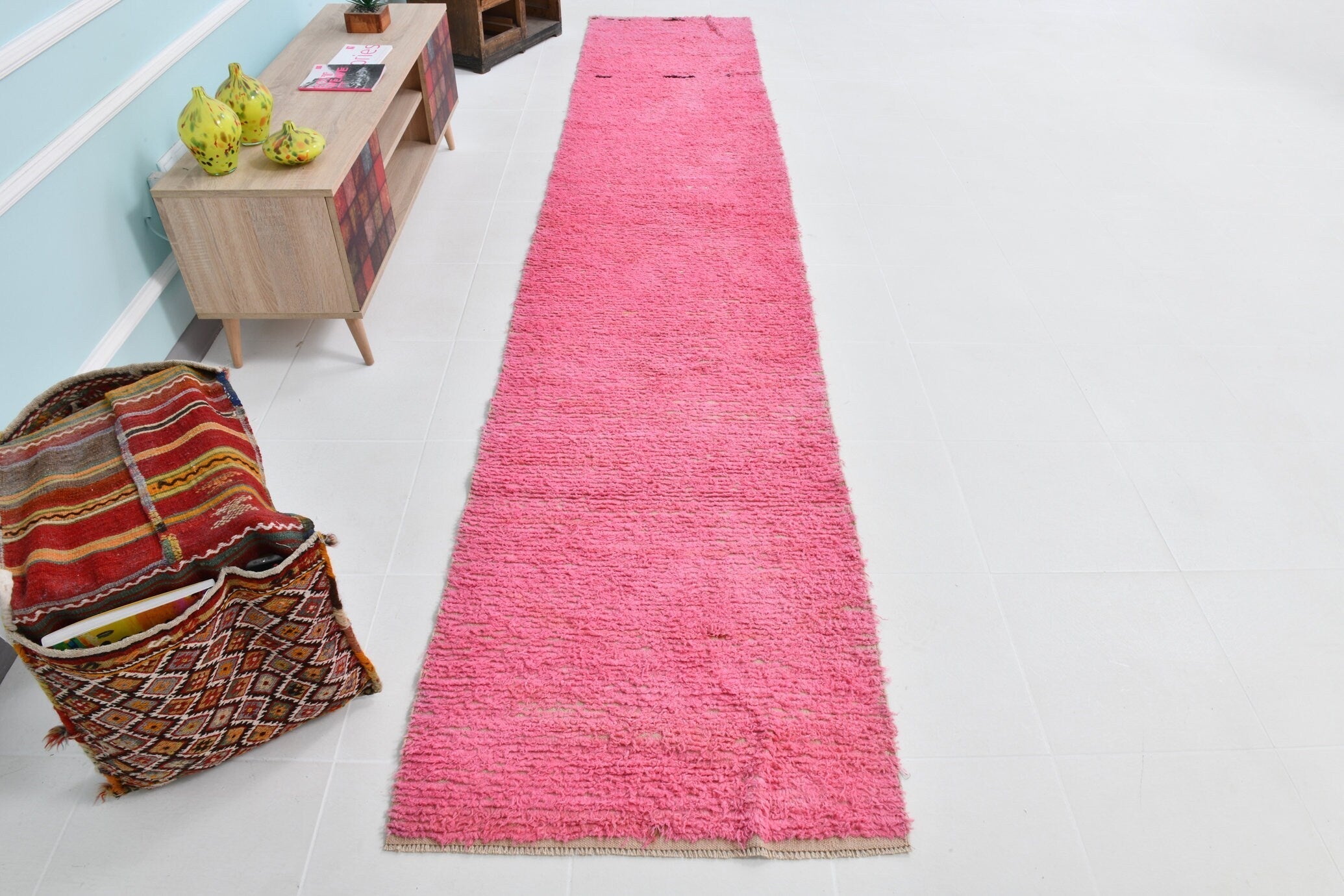 Turkish Hemp Rug 2’8’’ x 13’10’’