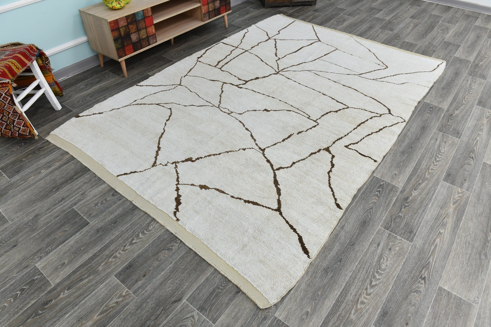 Turkish Hemp Rug, 9'0" x 6'4"