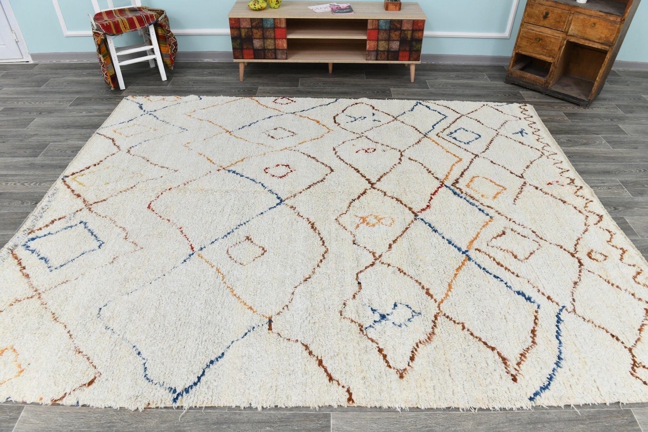 Turkish Hemp Rug 9’5’’ x 9’1’’