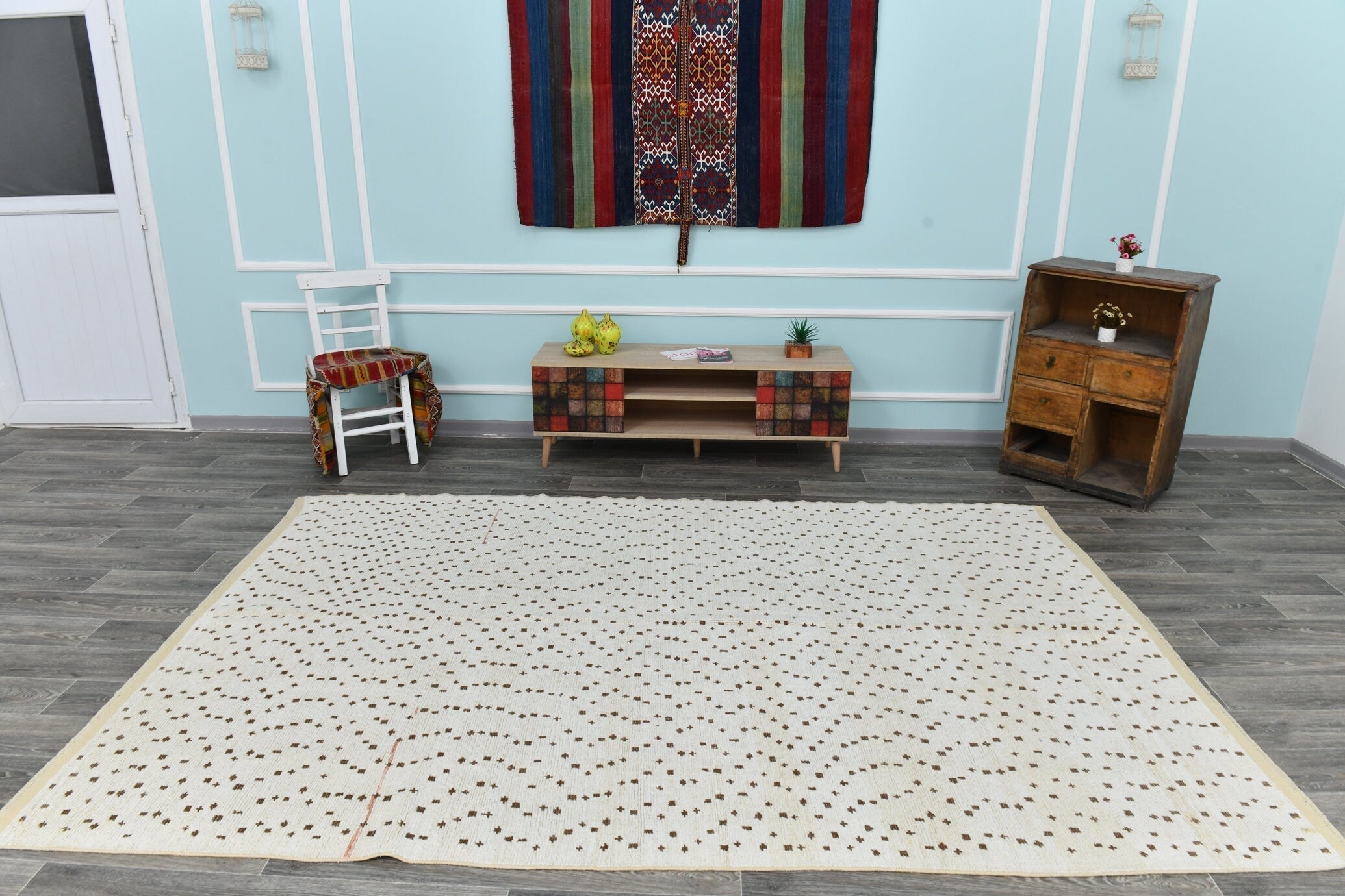 Turkish Hemp Rug 9’9’ x 6’7’