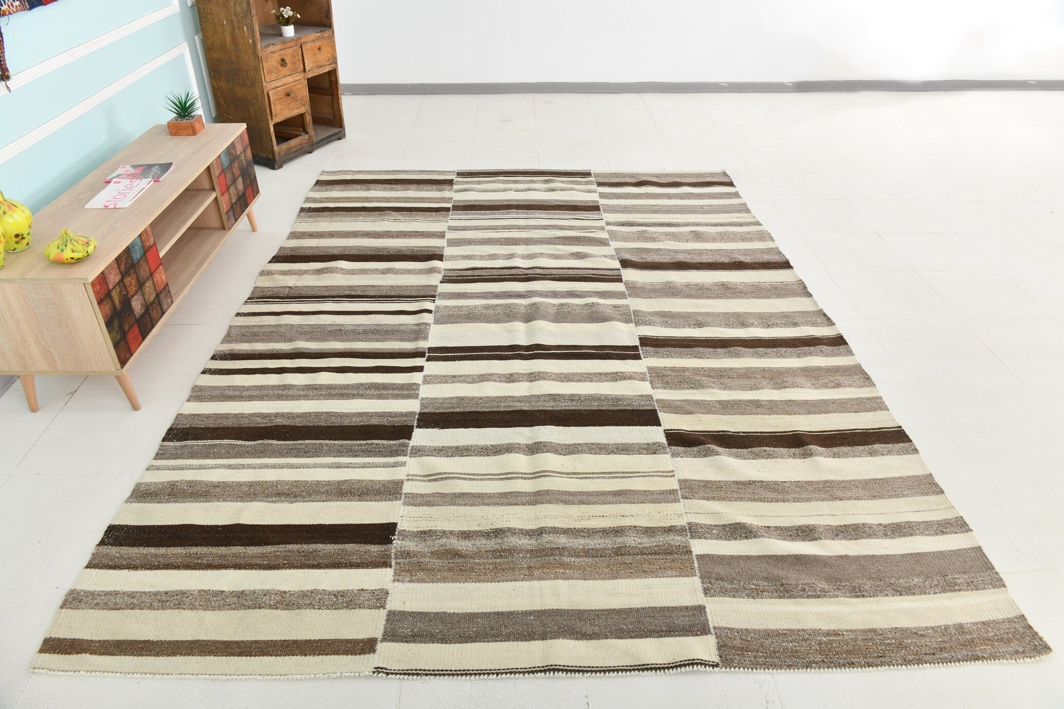 Turkish Kilim Ethnic Rug 10’0’ x 7’5’