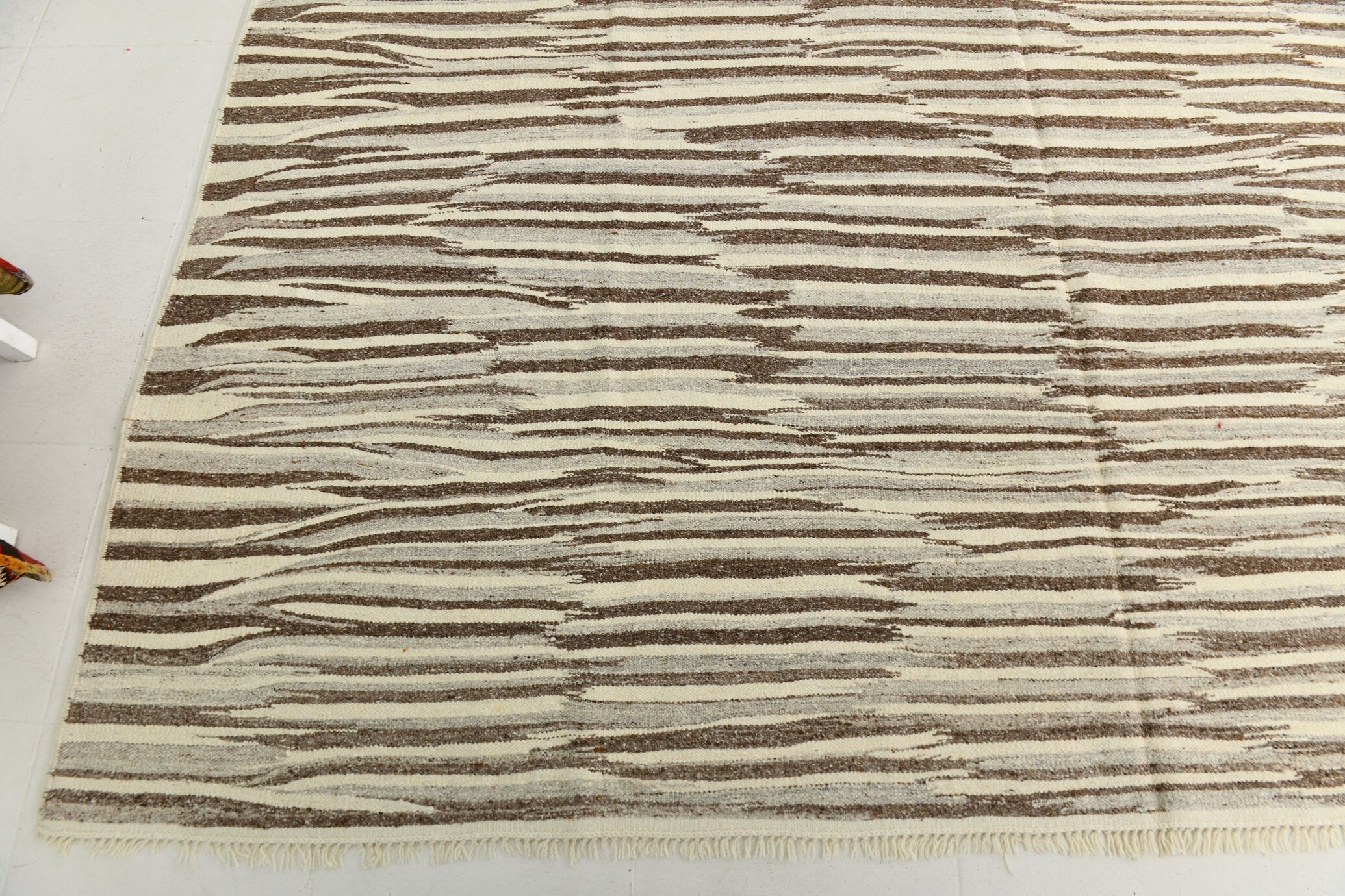 Turkish Kilim Ethnic Rug 13’9’ x 9’4’