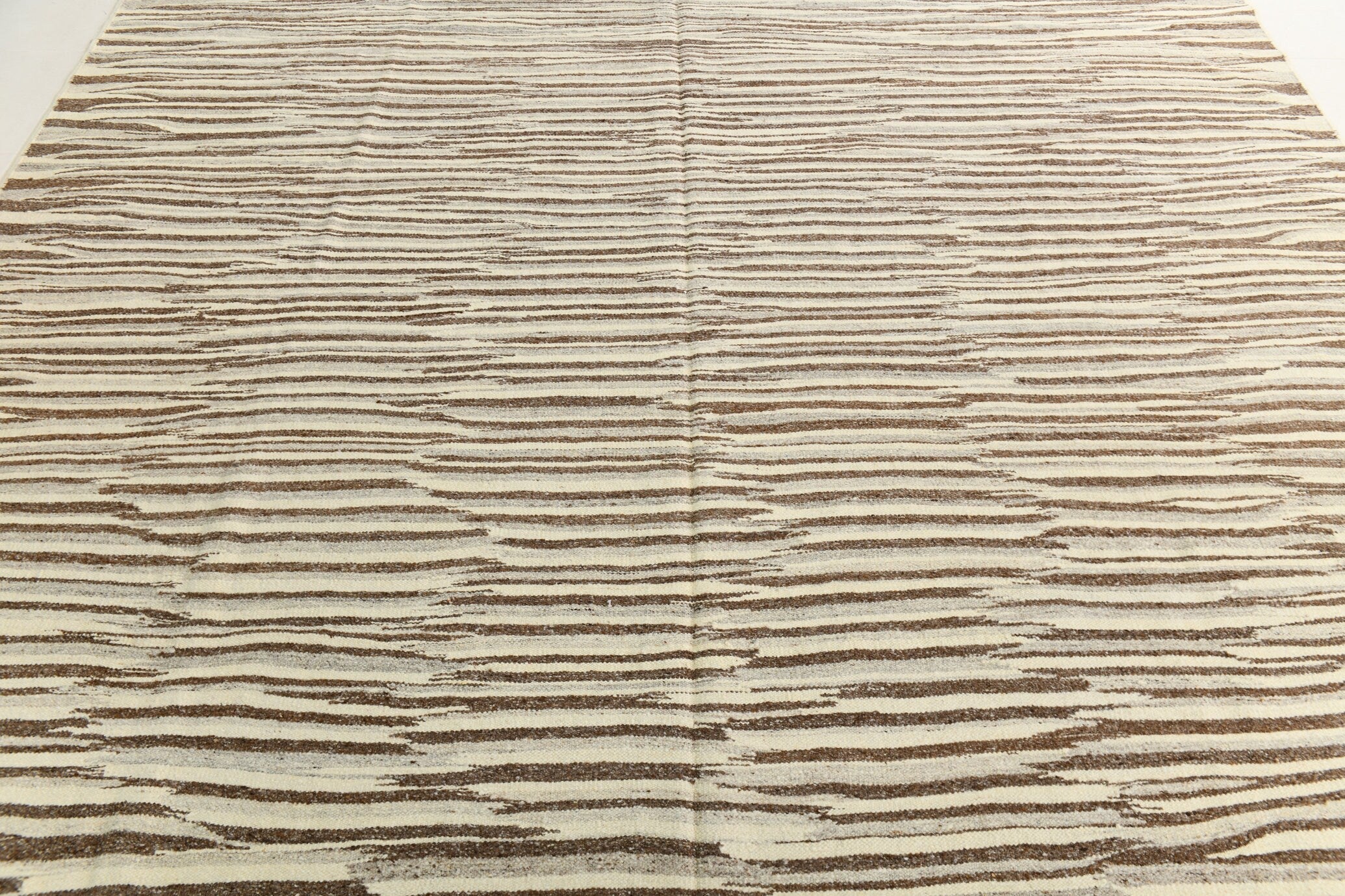 Turkish Kilim Ethnic Rug 13’9’ x 9’4’