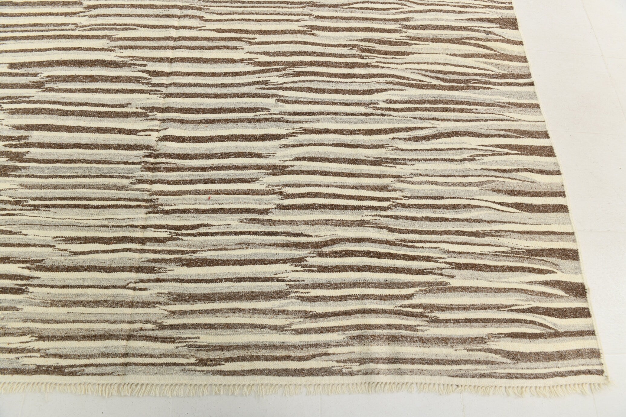 Turkish Kilim Ethnic Rug 13’9’ x 9’4’