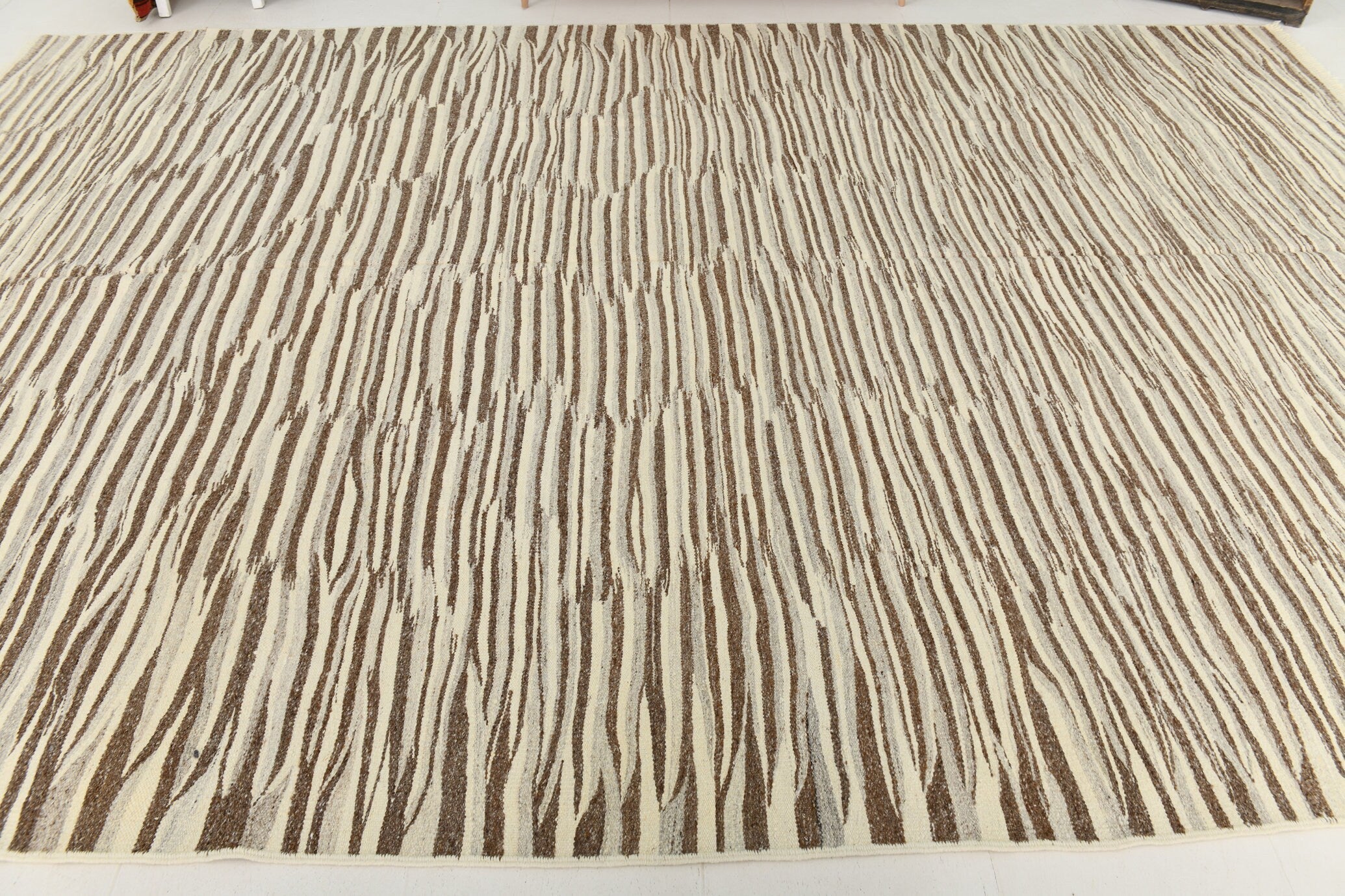 Turkish Kilim Ethnic Rug 13’9’ x 9’4’