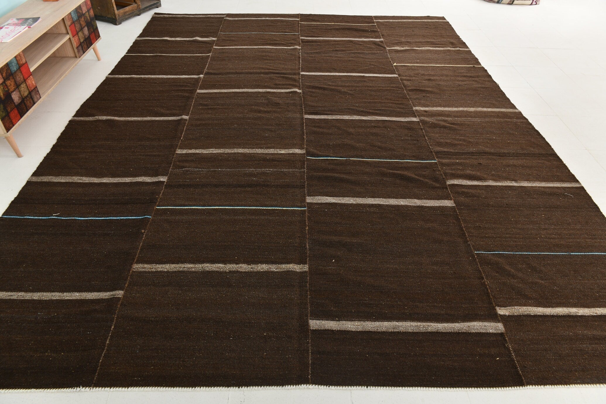 Turkish Kilim Ethnic Rug 9’7’ x 12’6’