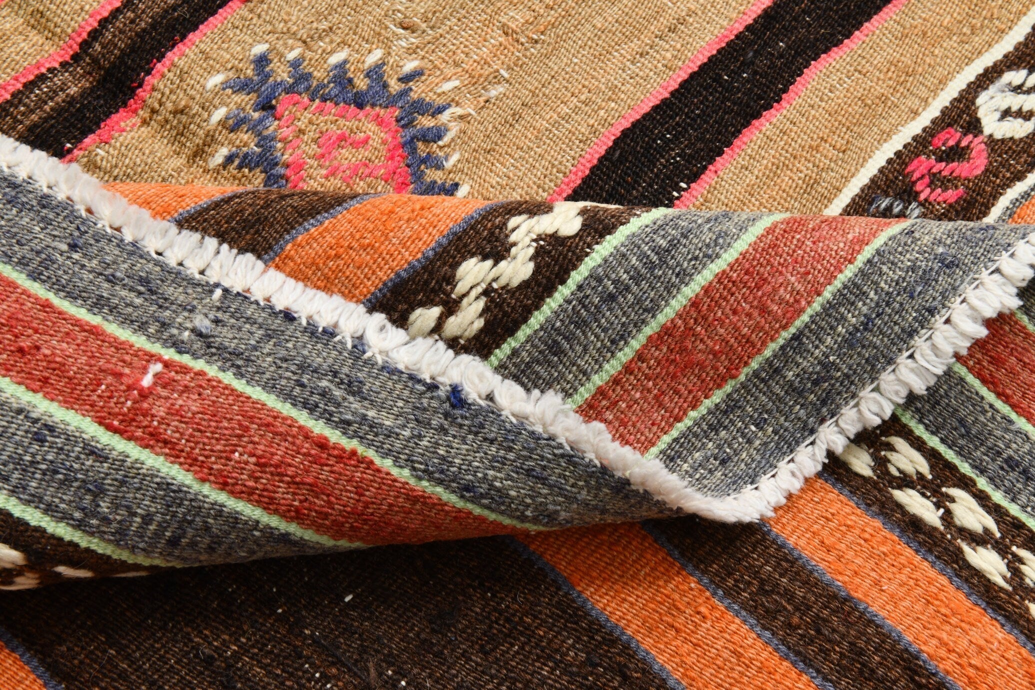 Turkish Kilim Old Rug 10’0’’ x 5’1’’