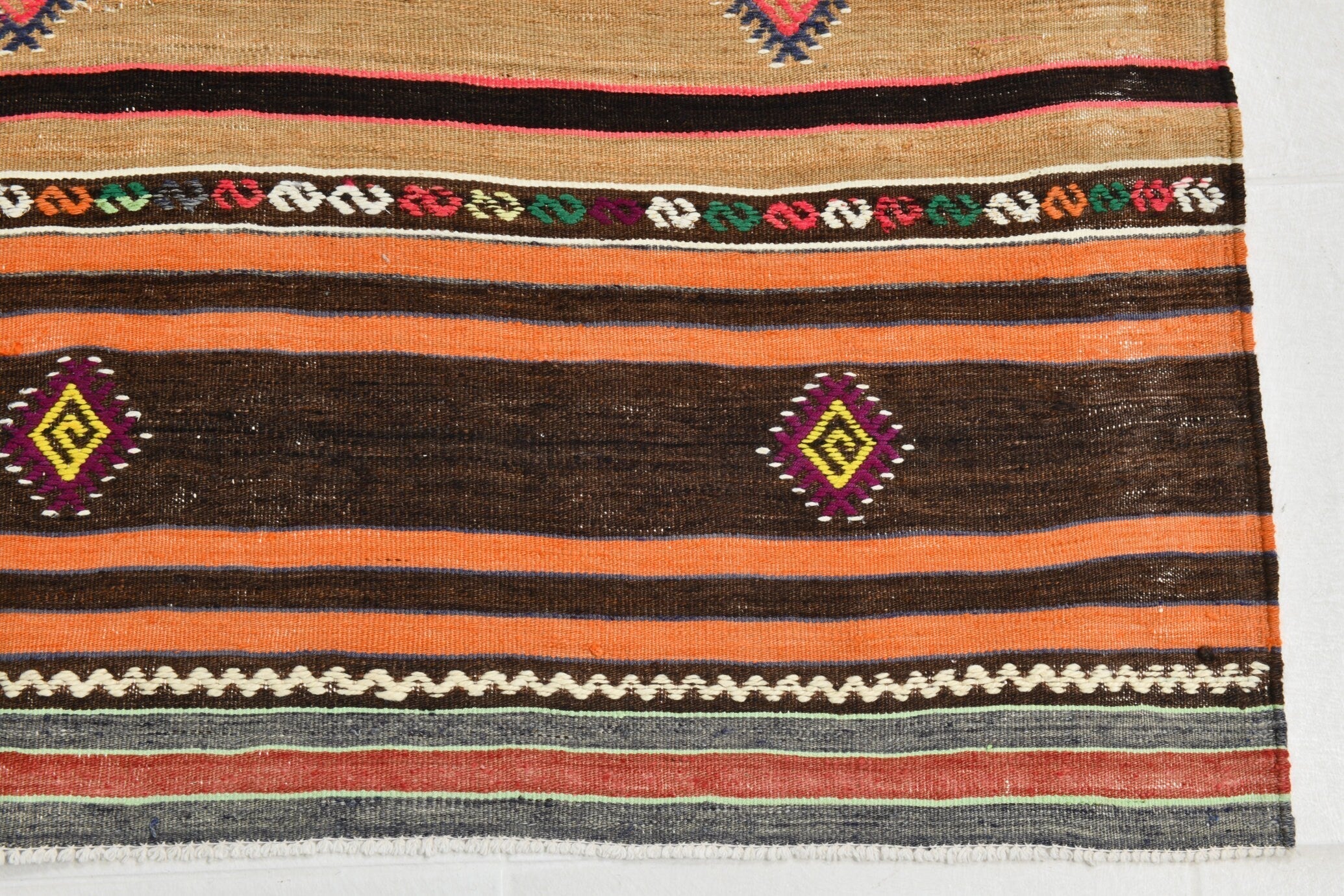 Turkish Kilim Old Rug 10’0’’ x 5’1’’
