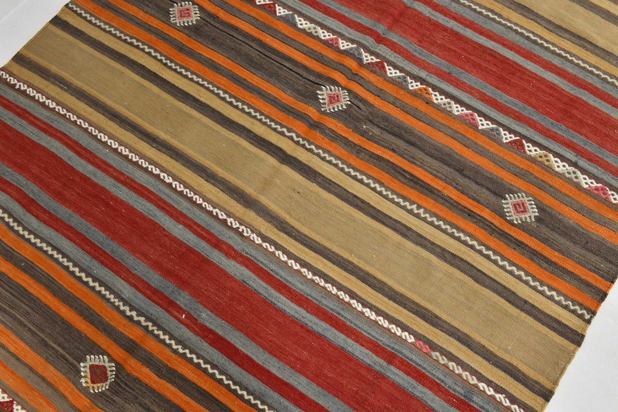 Turkish Kilim Old Rug 10’1’’ x 4’12’’