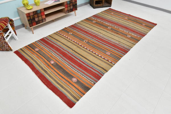 Turkish Kilim Old Rug 10’1’’ x 4’12’’