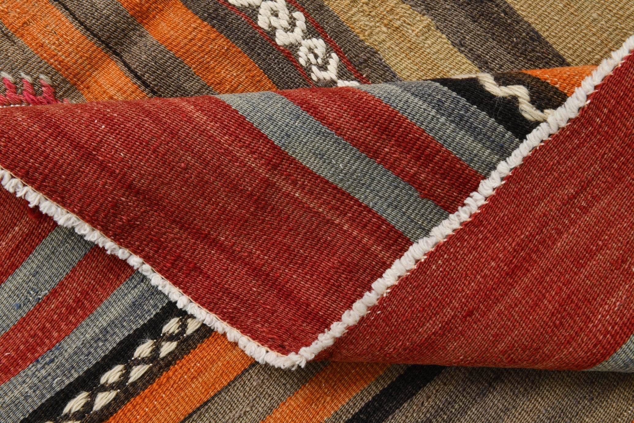 Turkish Kilim Old Rug 10’1’’ x 4’12’’