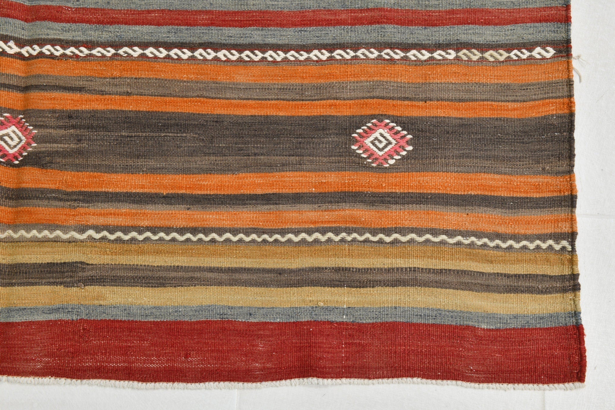 Turkish Kilim Old Rug 10’1’’ x 4’12’’