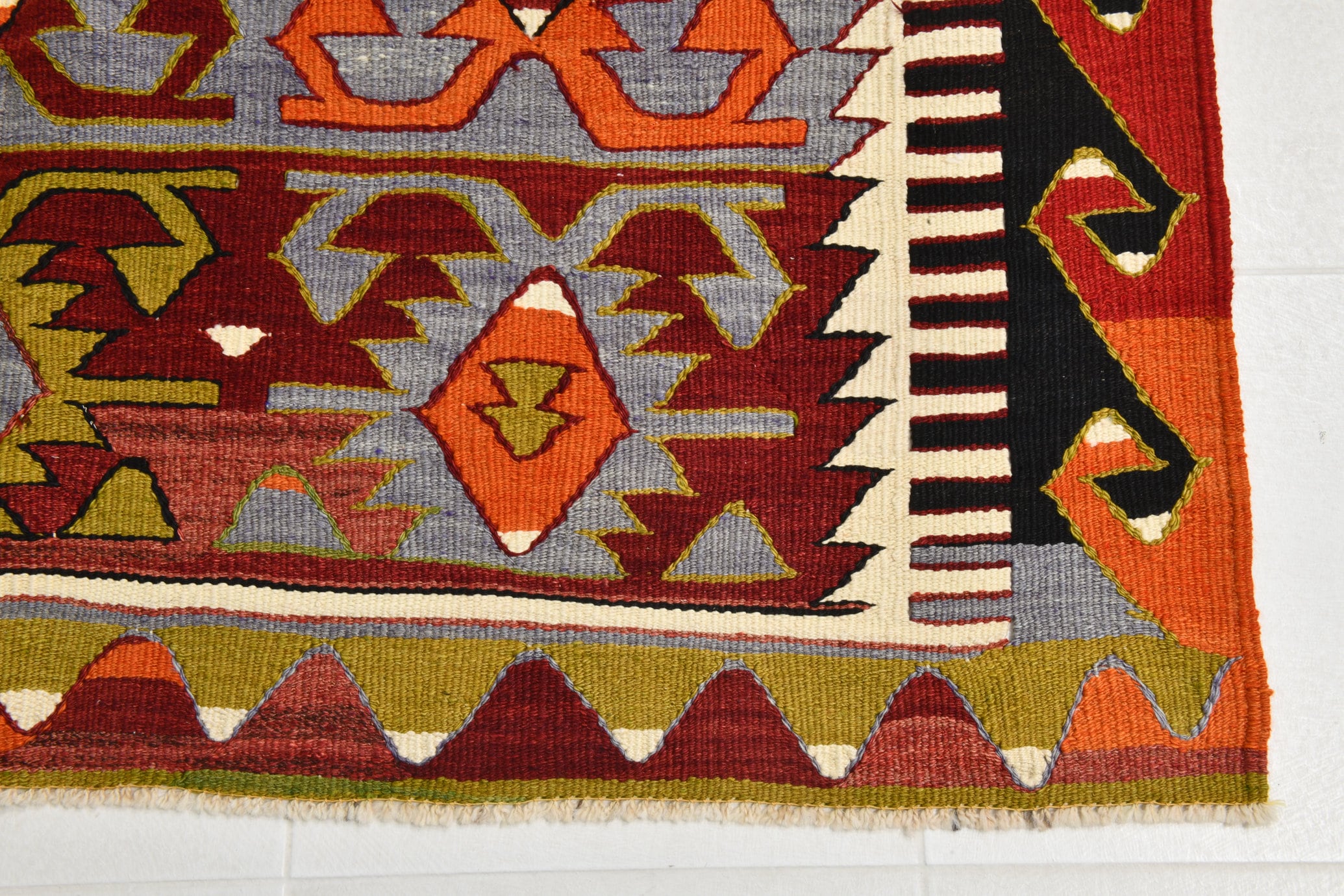 Turkish Kilim Old Rug 10’1’ x 5’8’