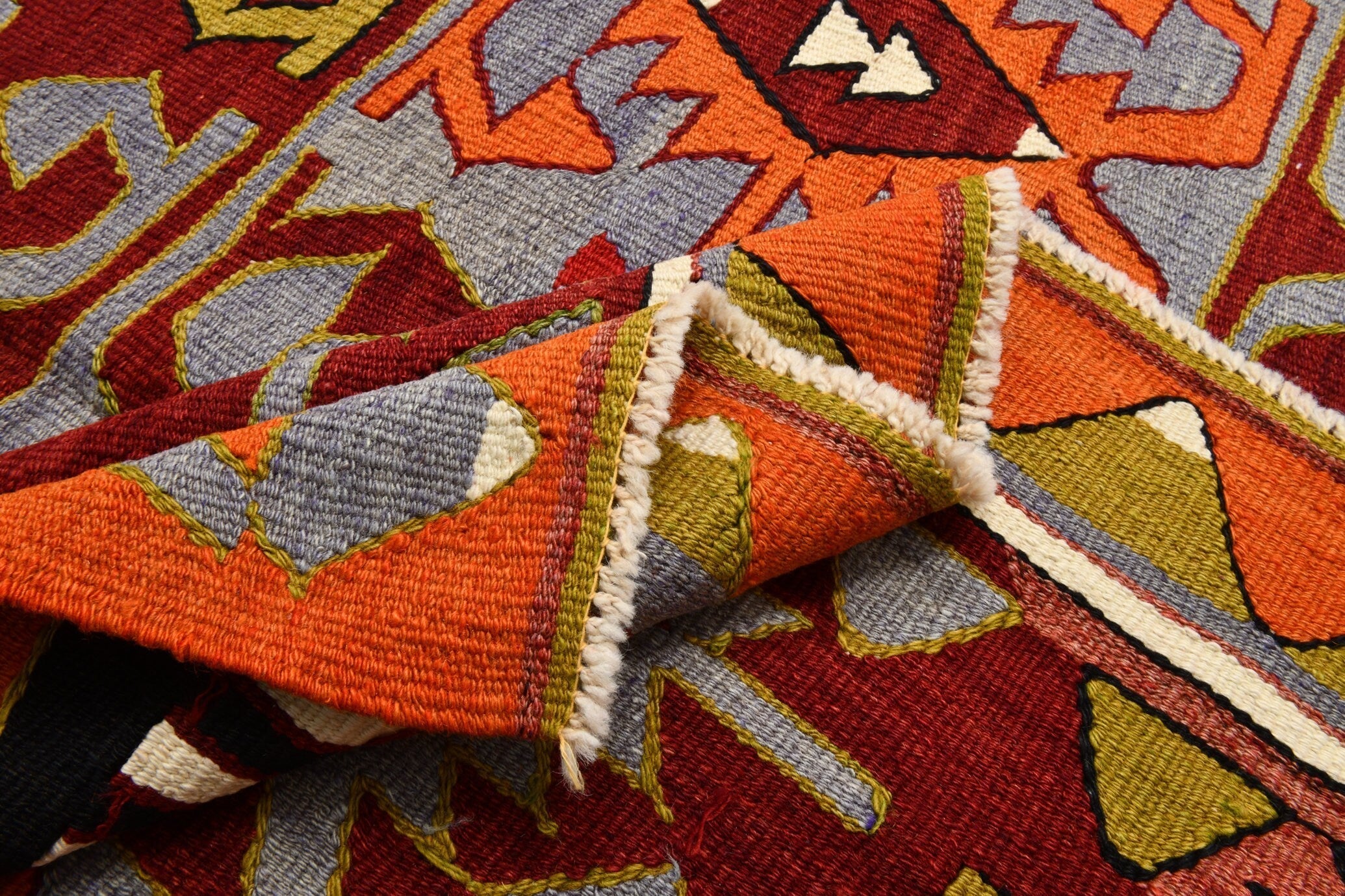 Turkish Kilim Old Rug 10’1’ x 5’8’