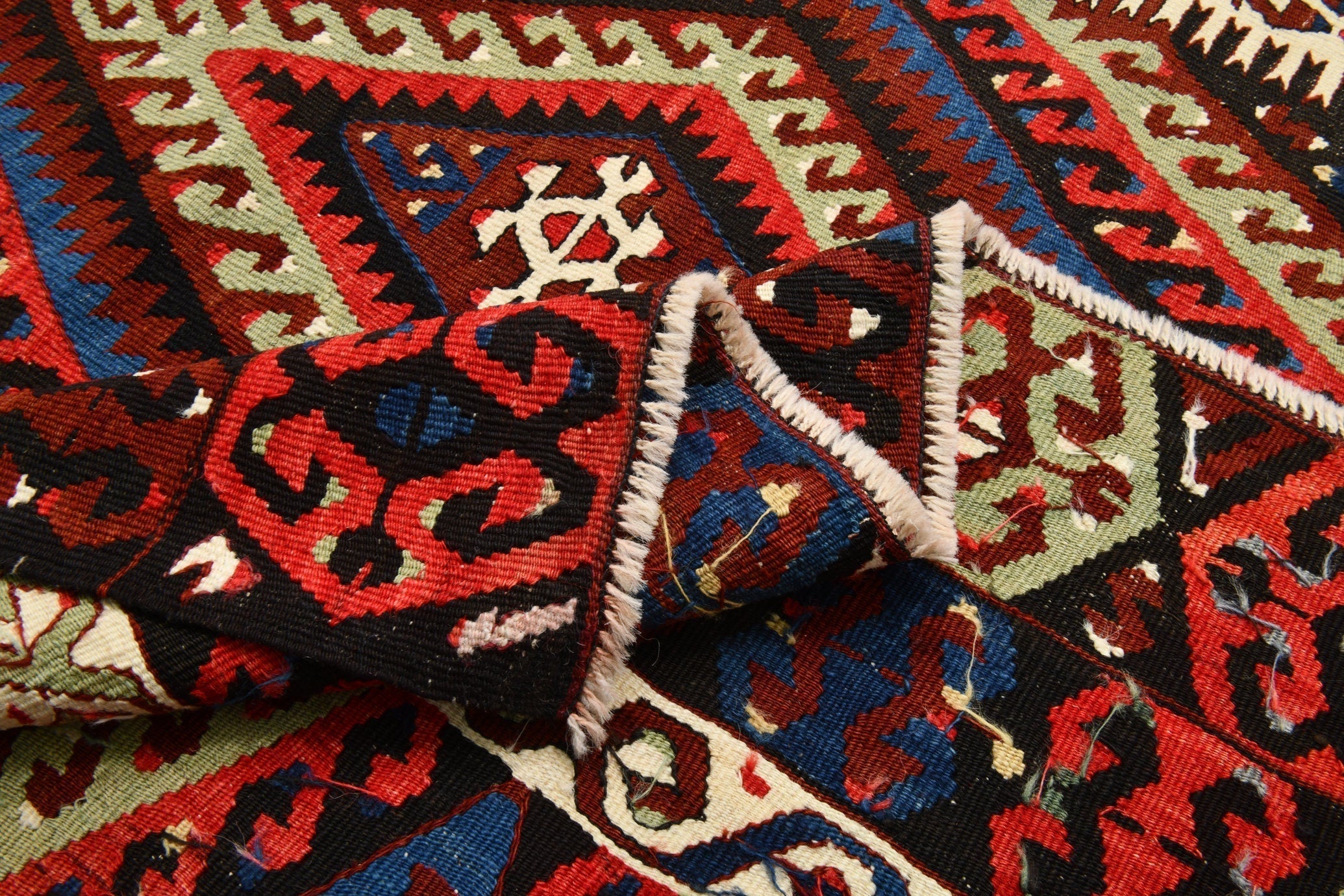 Turkish Kilim Old Rug 10’2’ x 4’11’