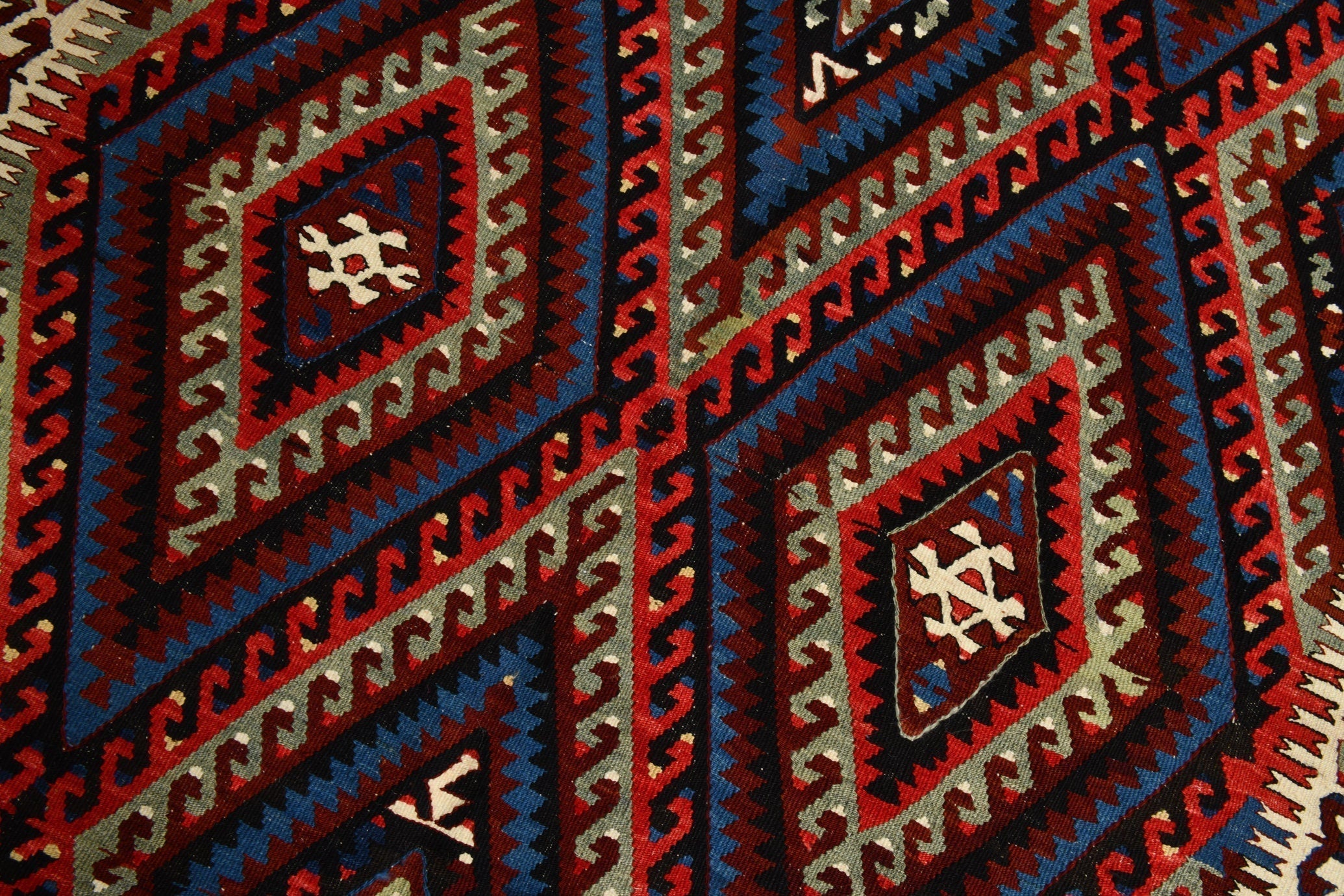 Turkish Kilim Old Rug 10’2’ x 4’11’