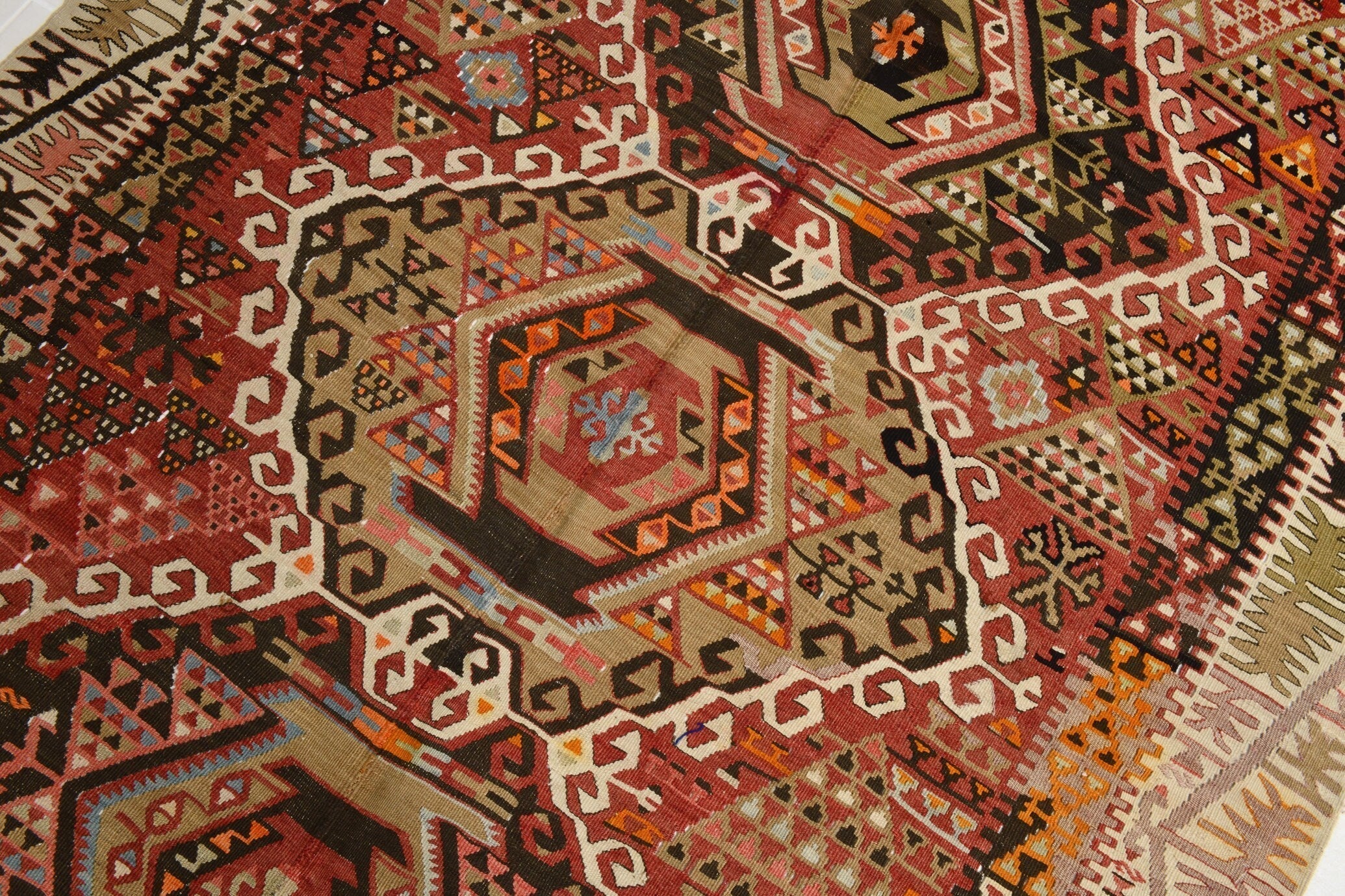 Turkish Kilim Old Rug 10’2’’ x 5’3’’