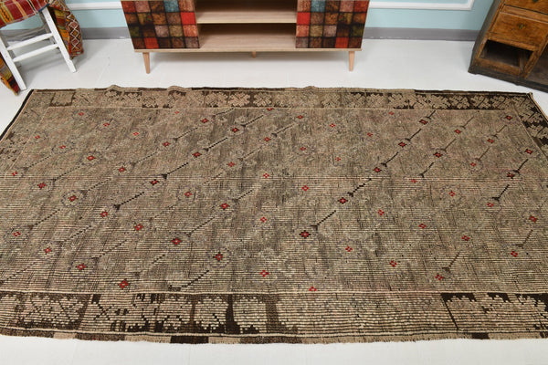 Turkish Kilim Old Rug 10’4’’ x 5’0’’