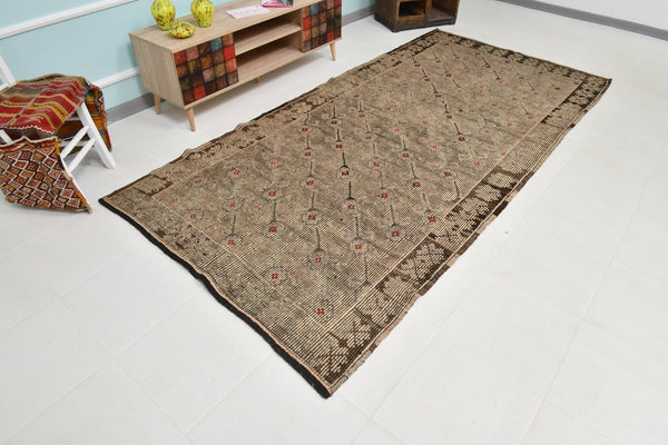 Turkish Kilim Old Rug 10’4’’ x 5’0’’