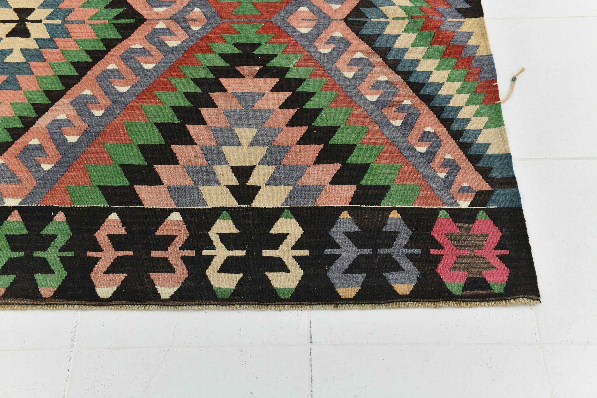 Turkish Kilim Old Rug 10’4’’ x 6’6’’