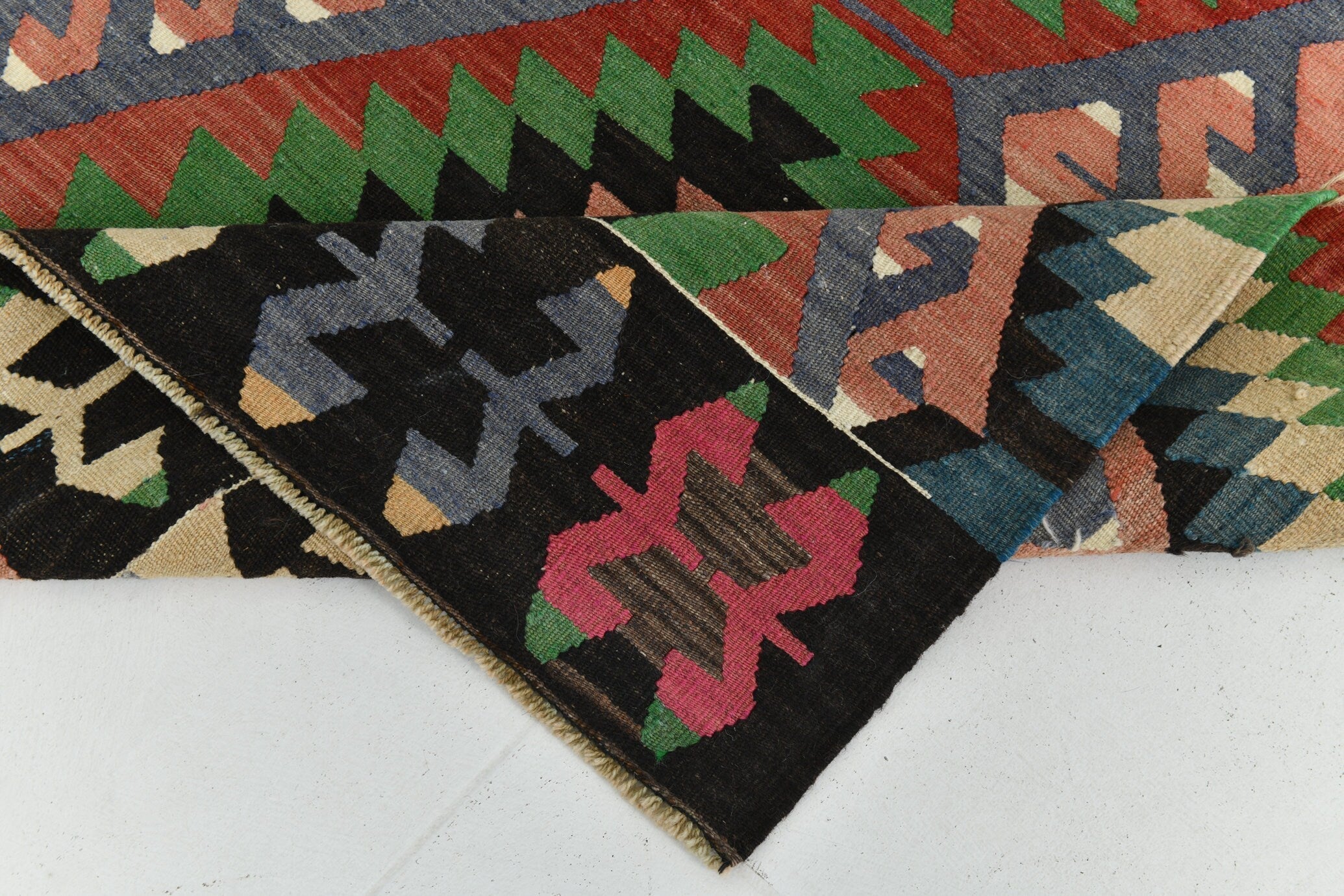 Turkish Kilim Old Rug 10’4’’ x 6’6’’