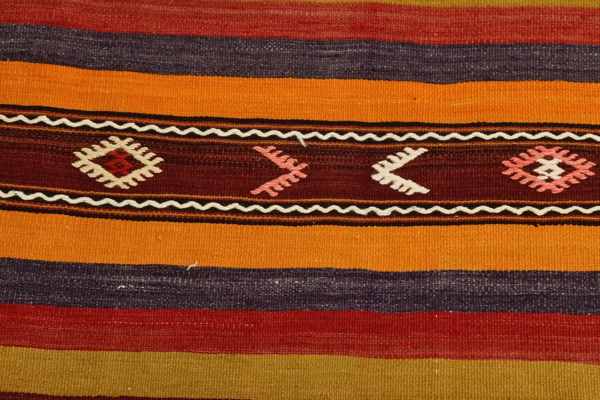Turkish Kilim Old Rug 10’6’’ x 5’10’’