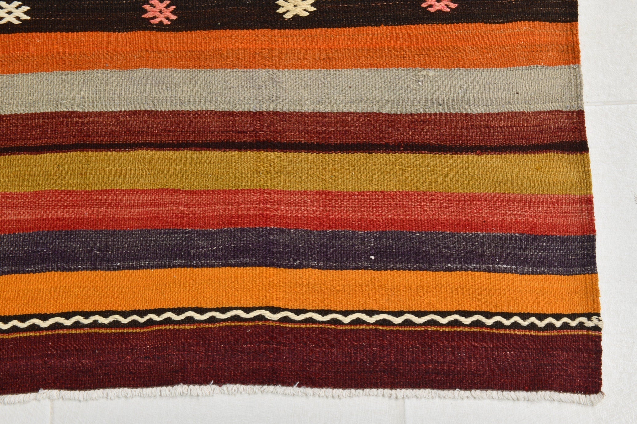 Turkish Kilim Old Rug 10’6’’ x 5’10’’