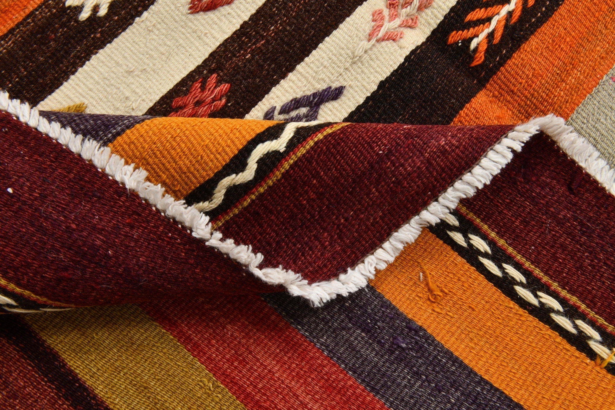 Turkish Kilim Old Rug 10’6’’ x 5’10’’