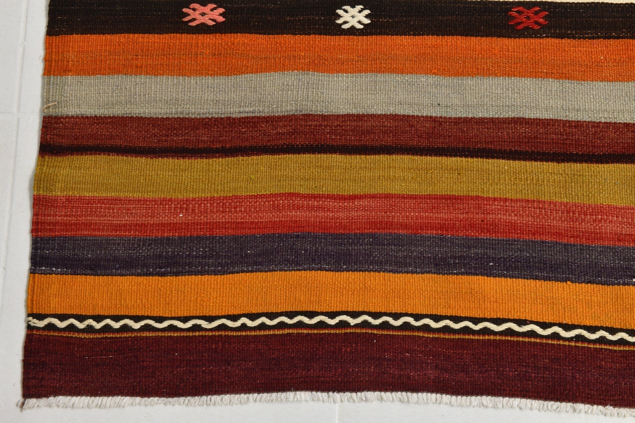 Turkish Kilim Old Rug 10’6’’ x 5’10’’