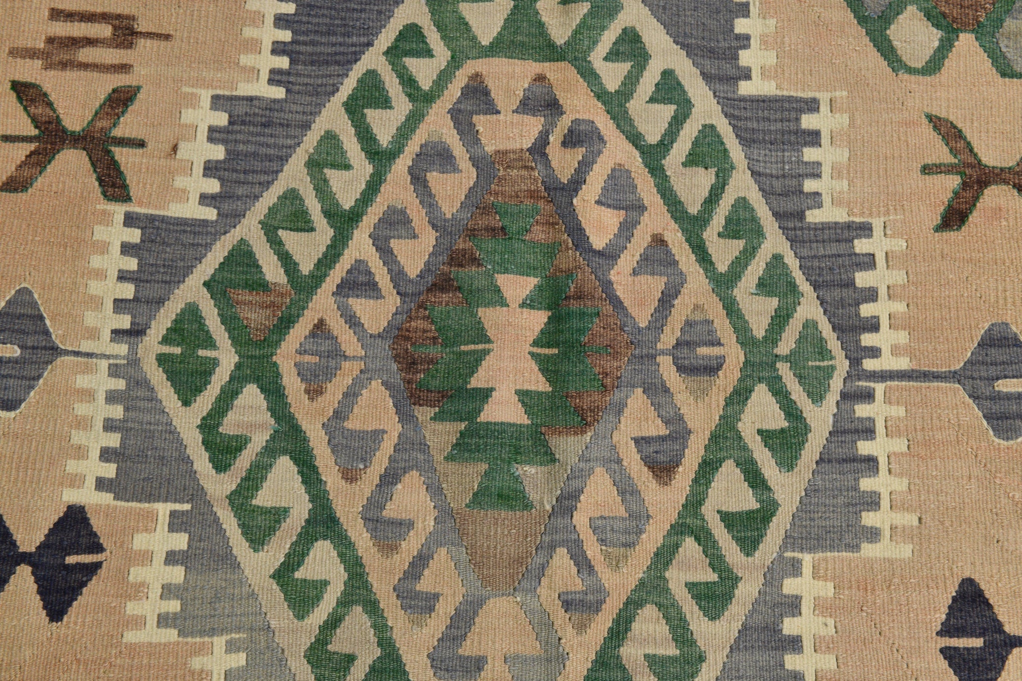 Turkish Kilim Old Rug 10’6’’ x 5’3’’