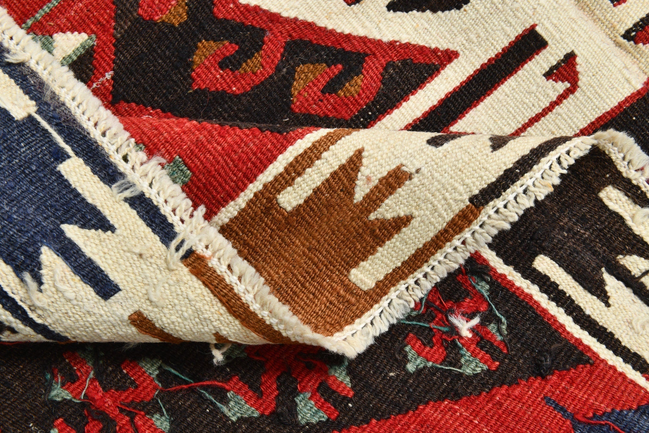 Turkish Kilim Old Rug 10’7’ x 5’1’
