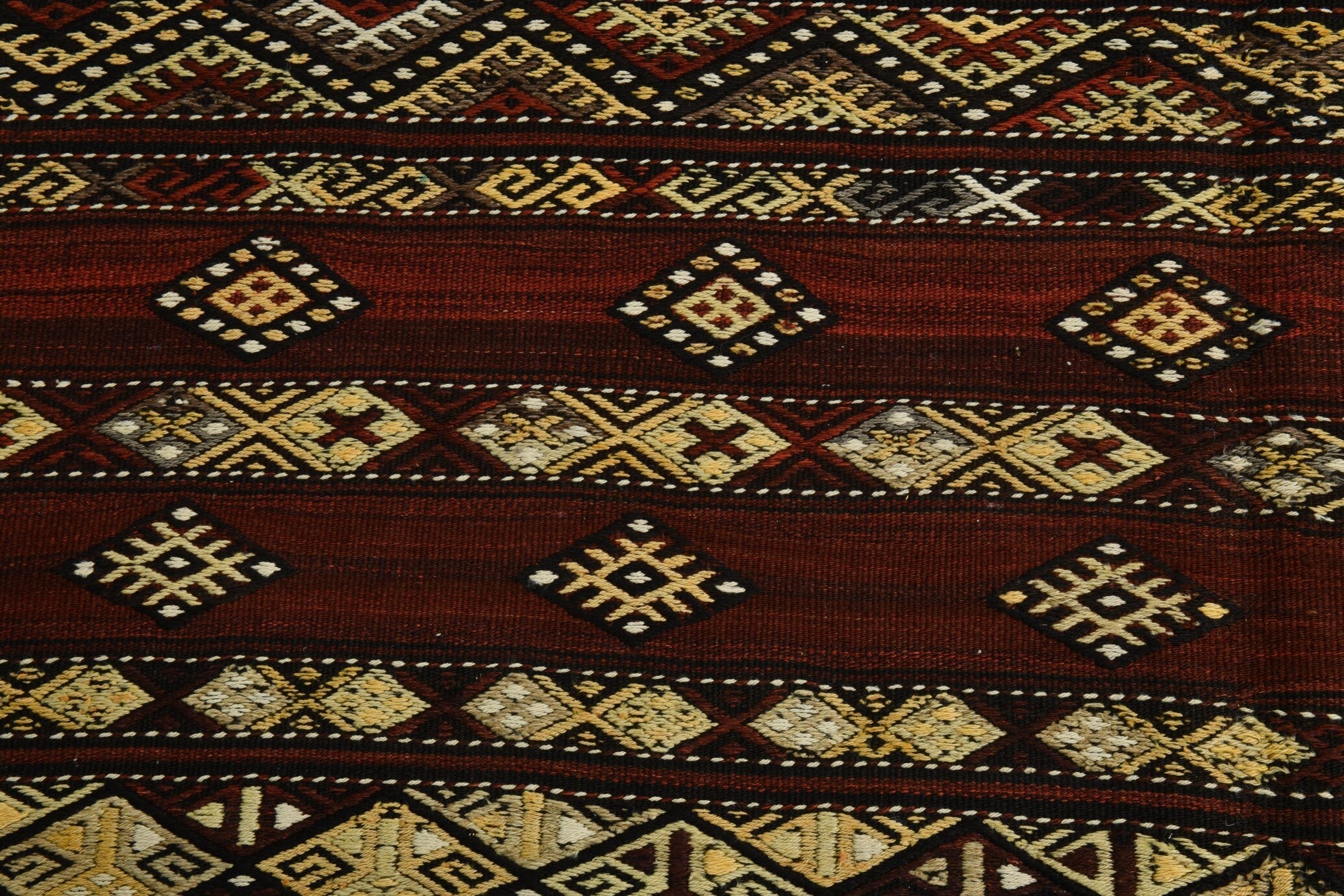 Turkish Kilim Old Rug 11’1’ x 5’12’
