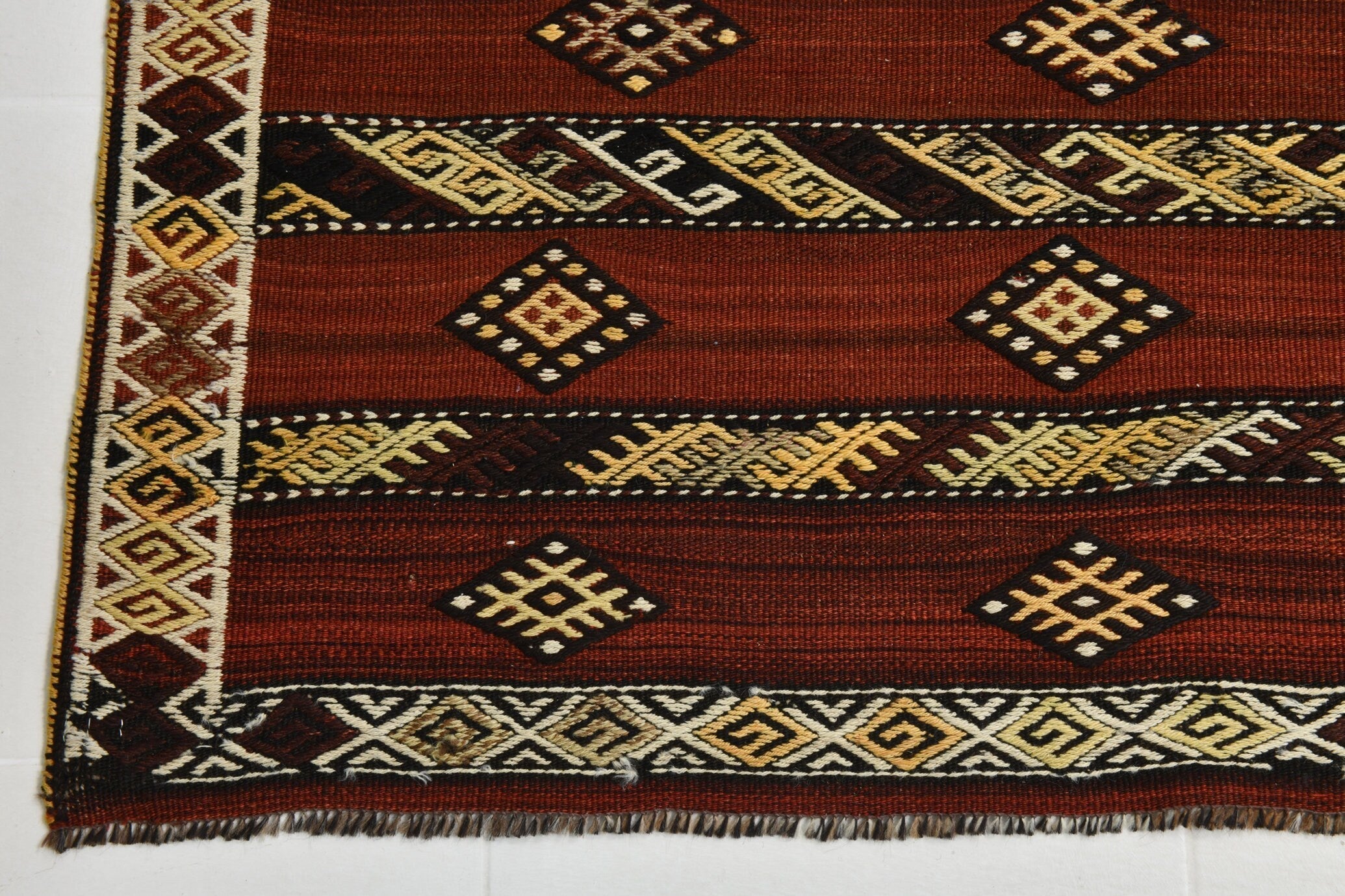 Turkish Kilim Old Rug 11’1’ x 5’12’