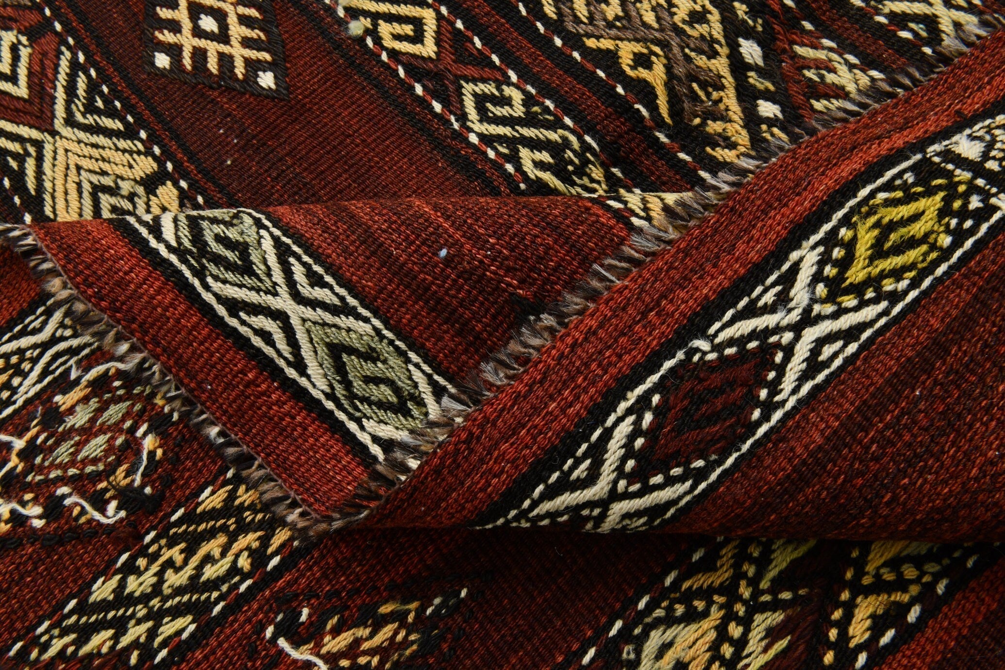 Turkish Kilim Old Rug 11’1’ x 5’12’
