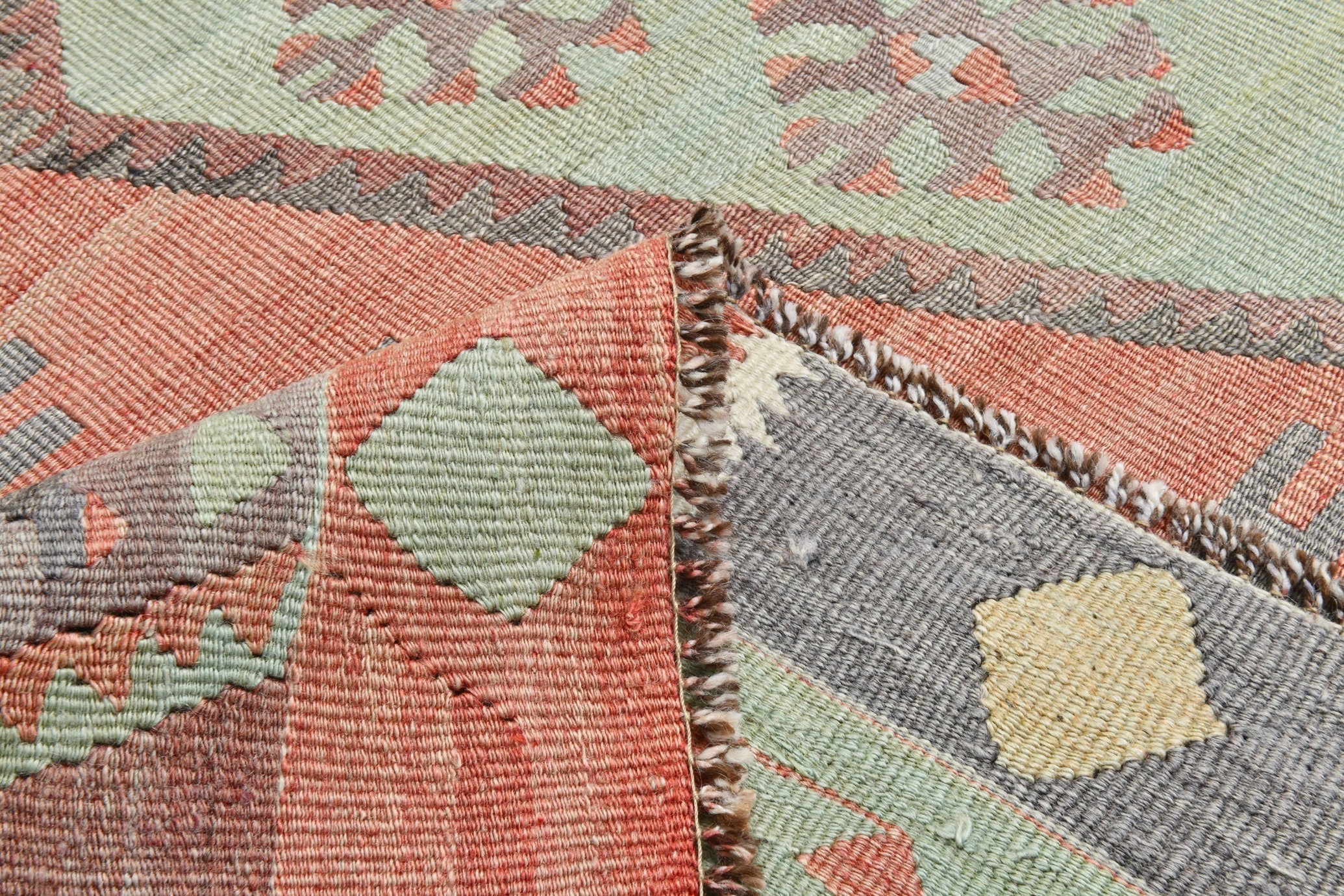 Turkish Kilim Old Rug 11’1’’ x 5’4’’
