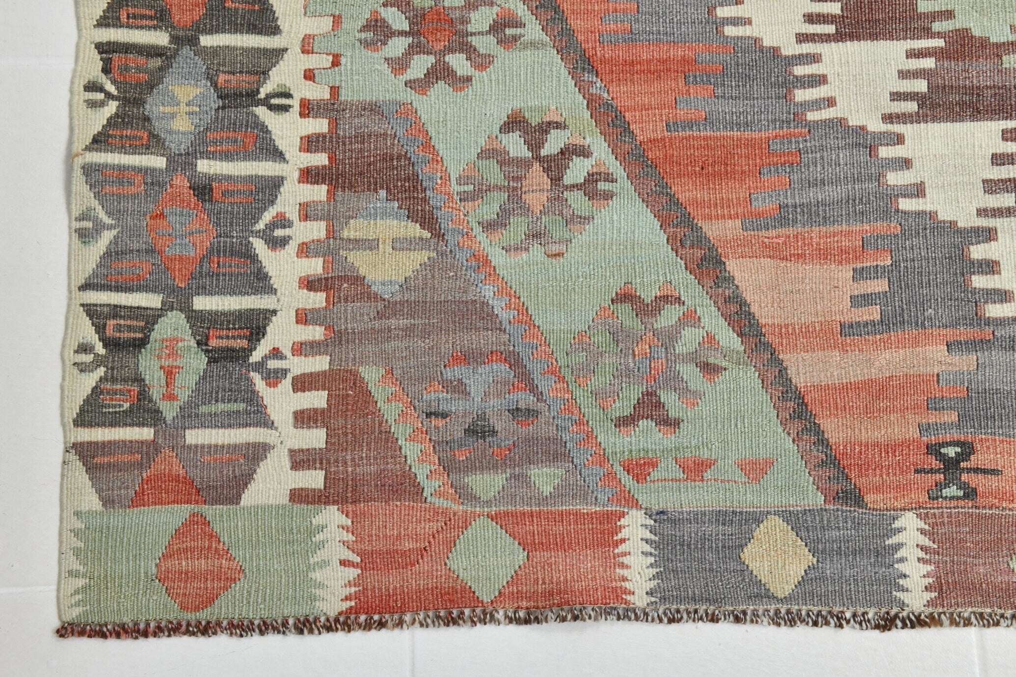 Turkish Kilim Old Rug 11’1’’ x 5’4’’