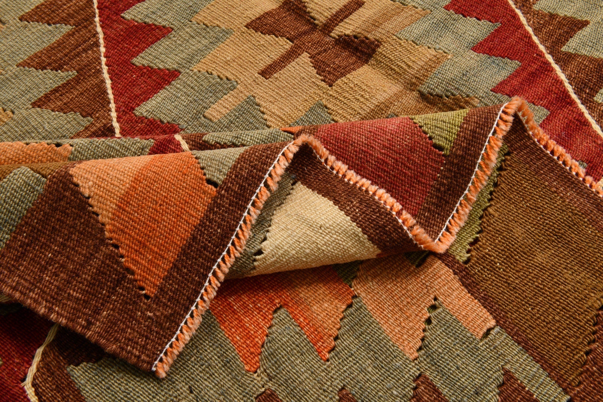 Turkish Kilim Old Rug 11’10’’ x 7’0’’