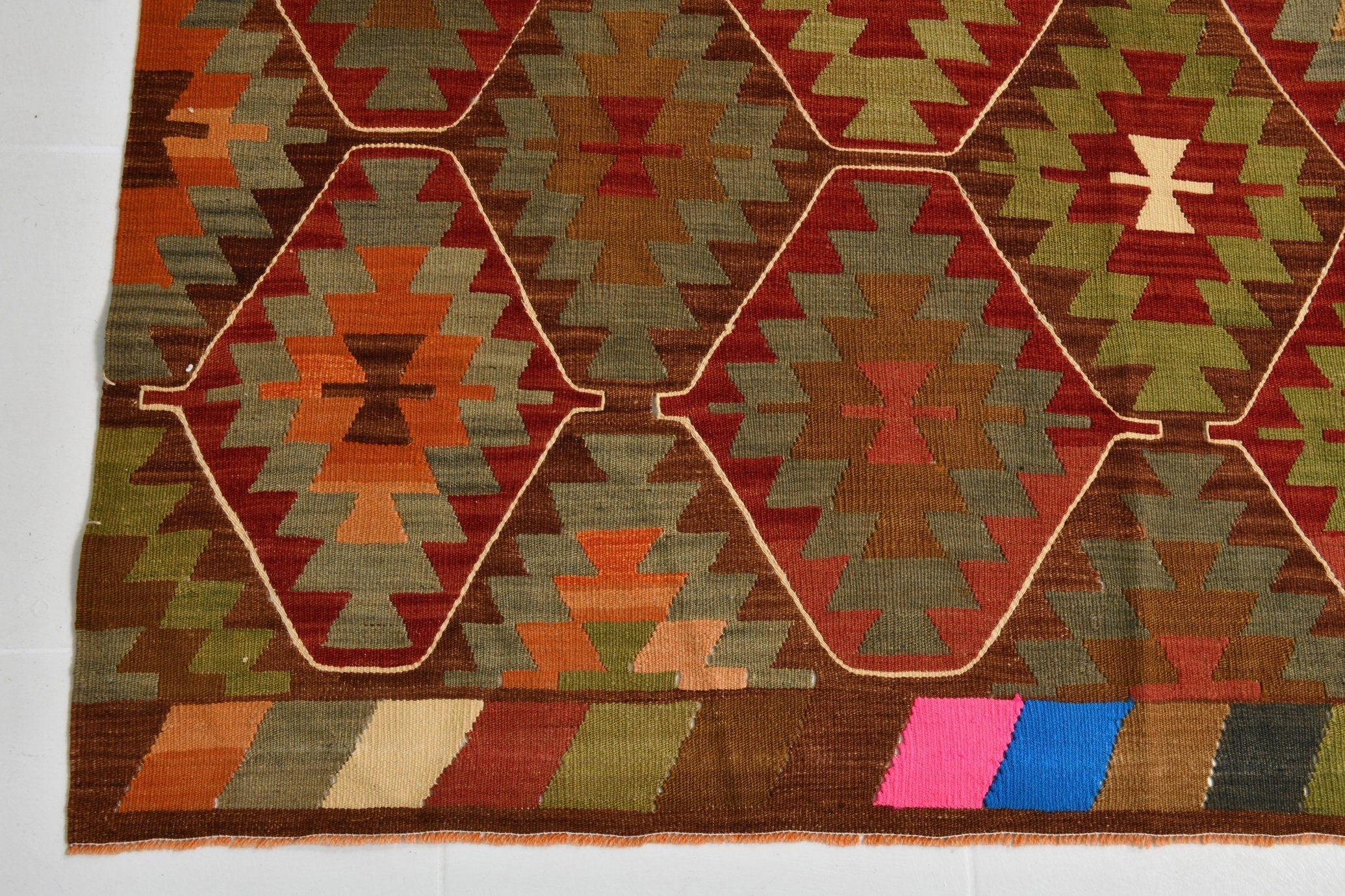 Turkish Kilim Old Rug 11’10’’ x 7’0’’