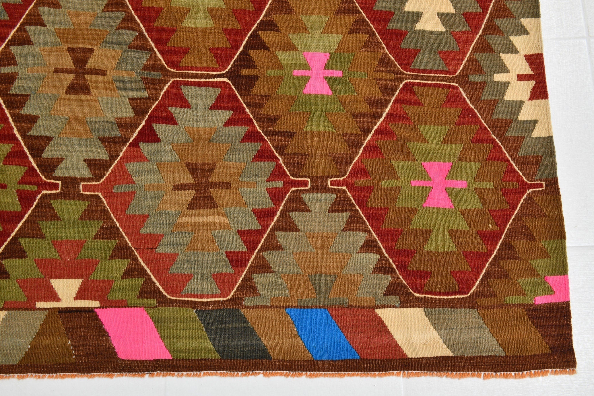 Turkish Kilim Old Rug 11’10’’ x 7’0’’