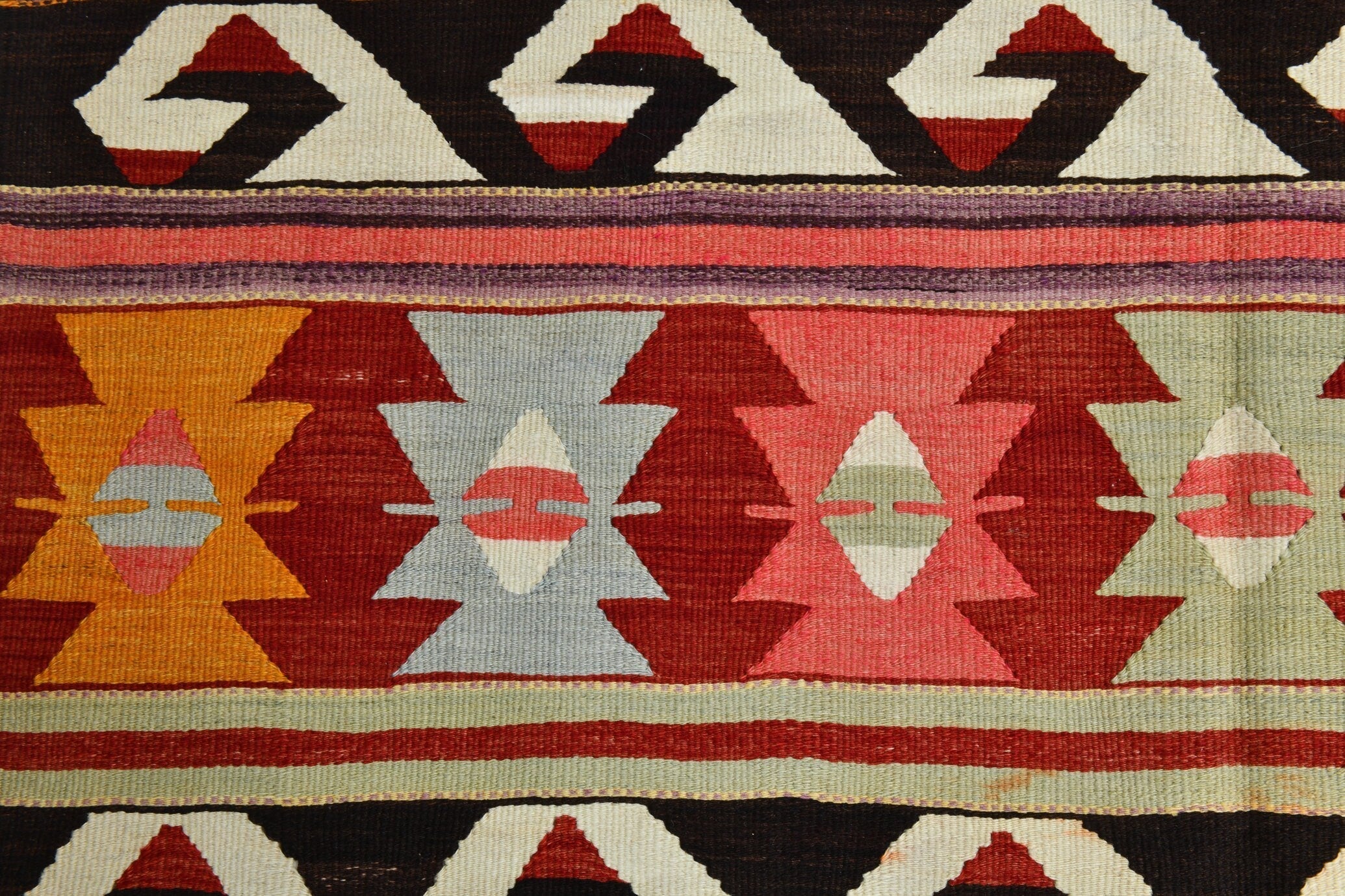 Turkish Kilim Old Rug 11’2’ x 5’7’