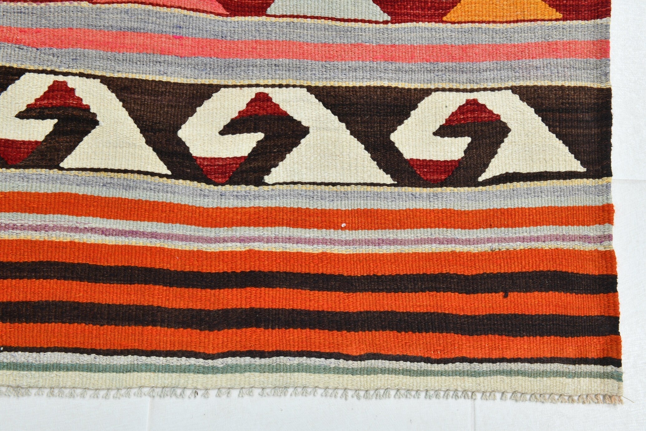 Turkish Kilim Old Rug 11’2’ x 5’7’