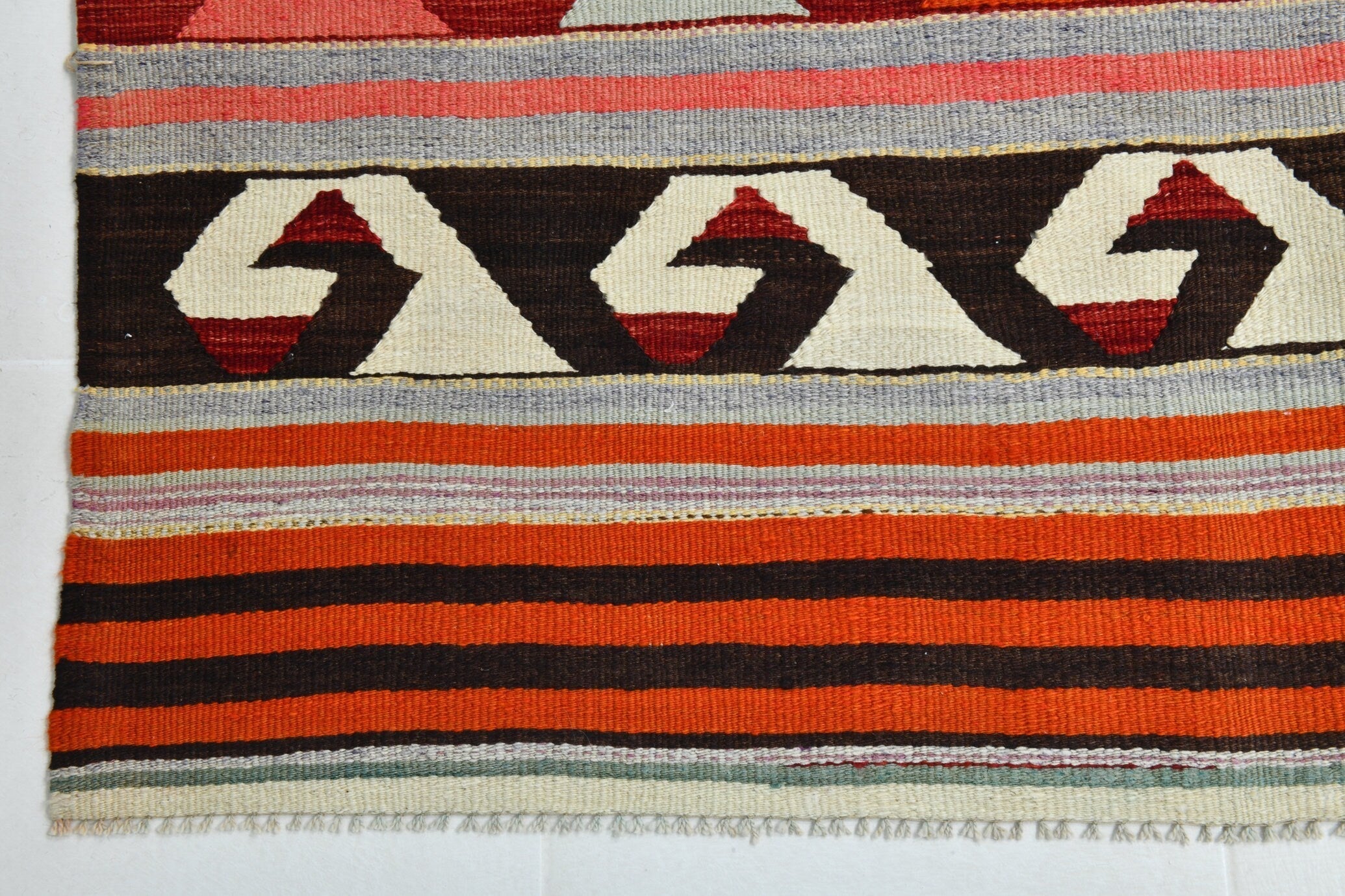 Turkish Kilim Old Rug 11’2’ x 5’7’