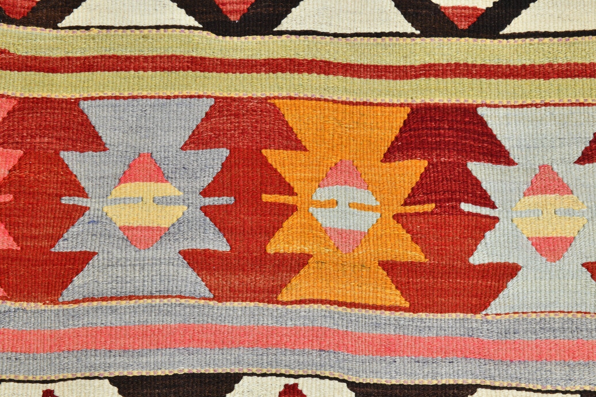 Turkish Kilim Old Rug 11’2’ x 5’7’