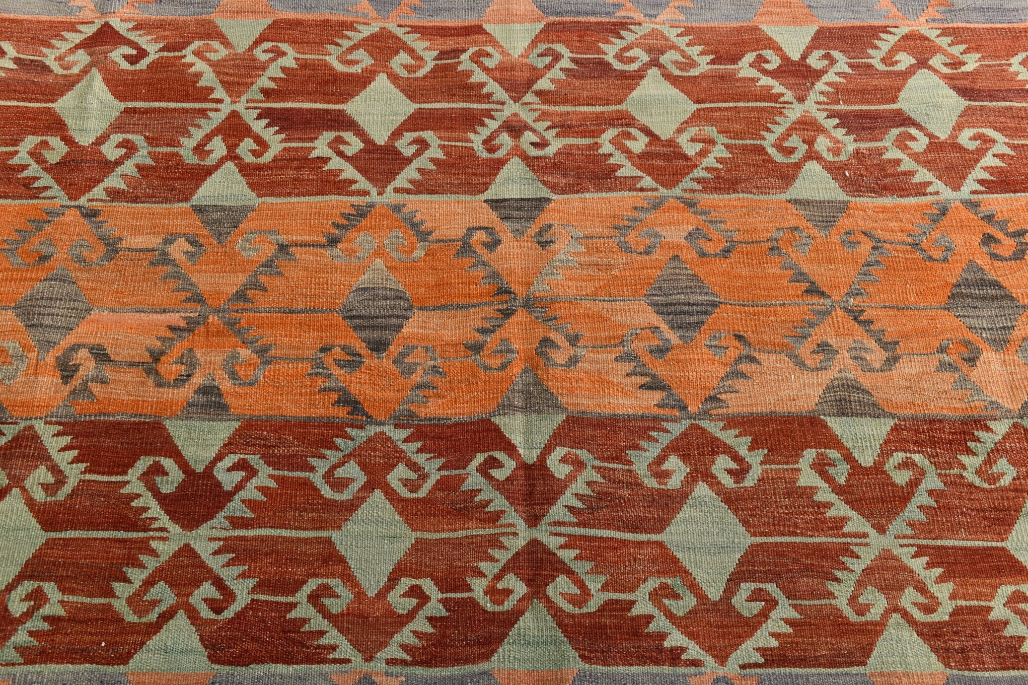 Turkish Kilim Old Rug 11’2’ x 7’1’