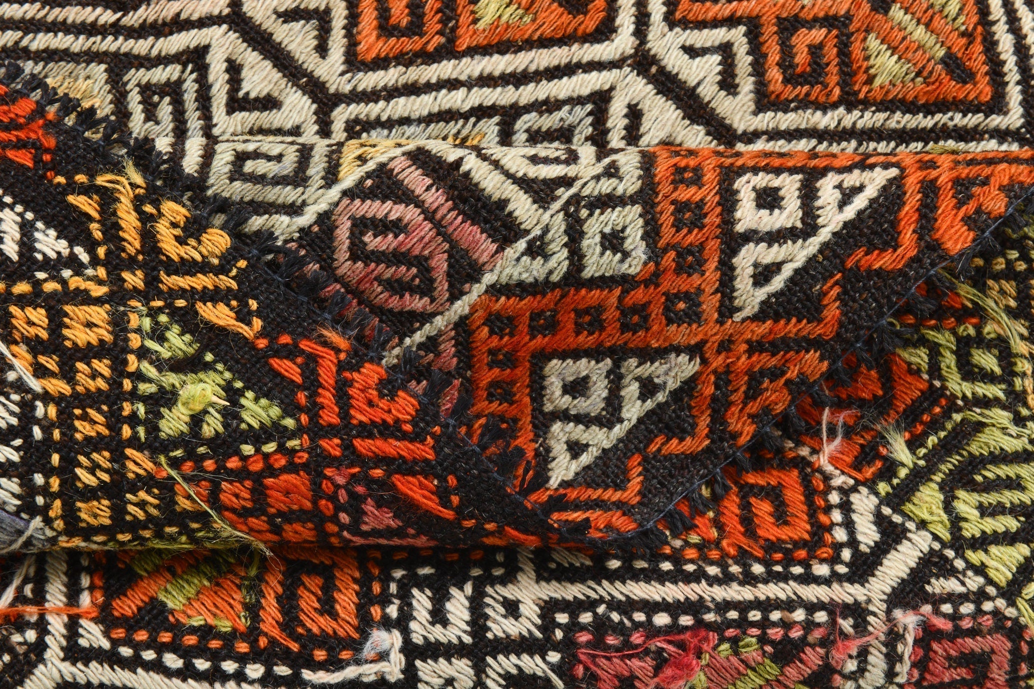 Turkish Kilim Old Rug 11’4’ x 5’7’