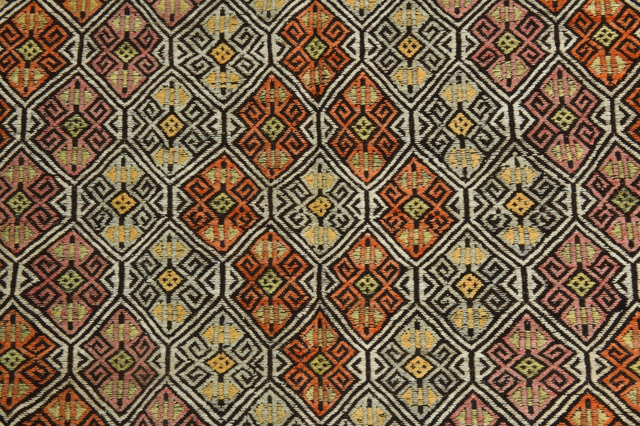 Turkish Kilim Old Rug 11’4’ x 5’7’
